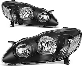 AUTOSAVER88 Headlight Assembly for 2003-2008 Corolla