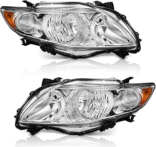 WEELMOTO Headlights 2009-2010 Toyota Corolla
