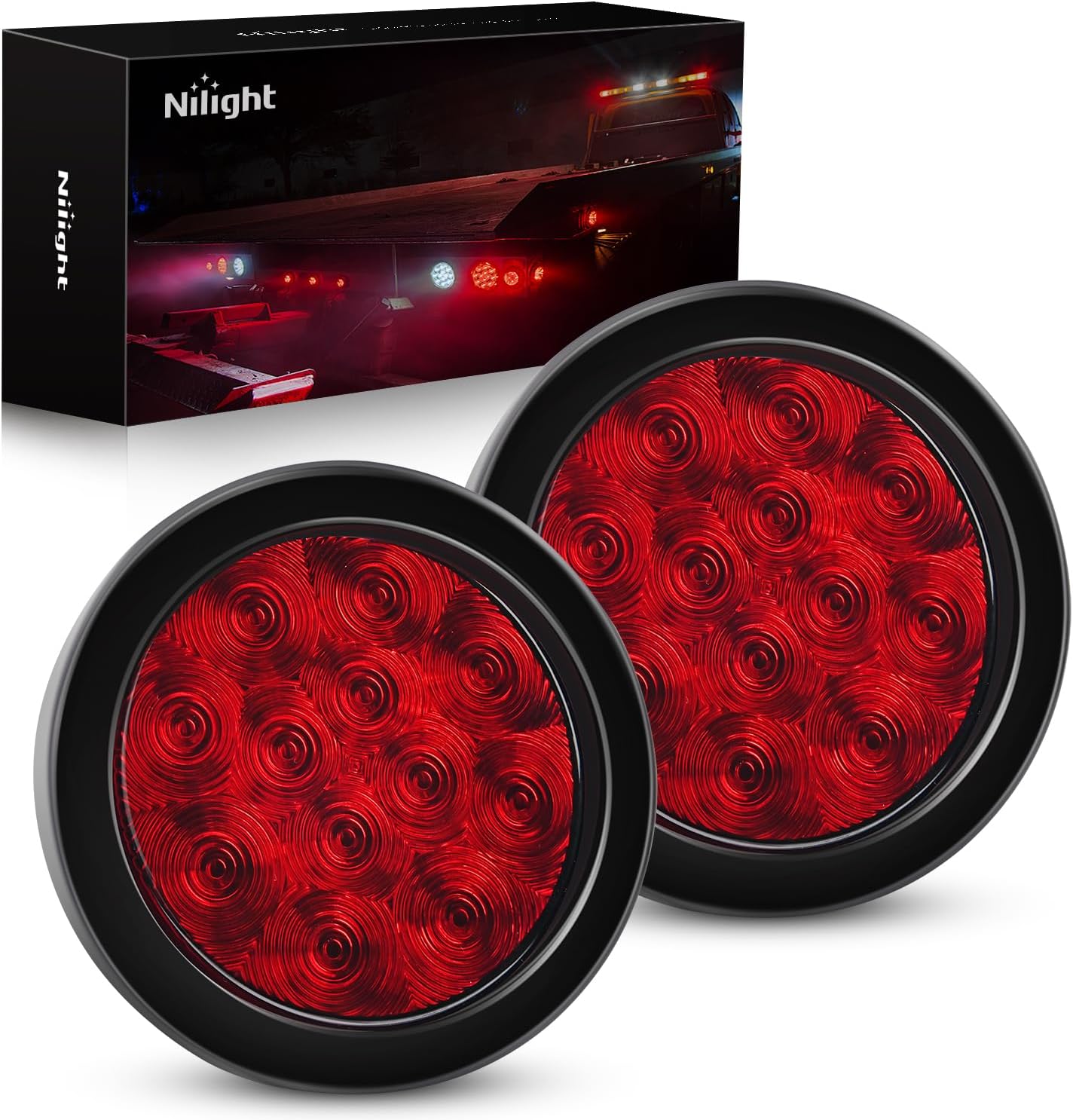 4 Inch Round Tail Lights LED