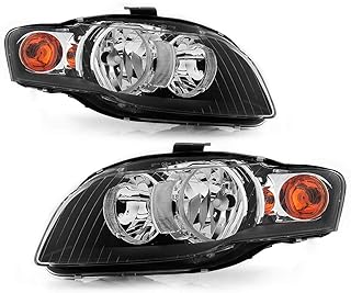 ACANII Audi A4 2006-2008 Black Headlights