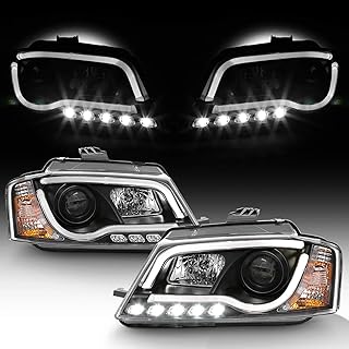 AKKON Audi A3 Projector Headlights - Black Housing