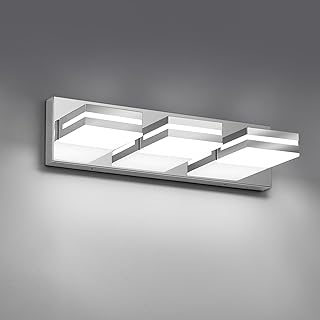 3-Light Chrome LED Bathroom Light