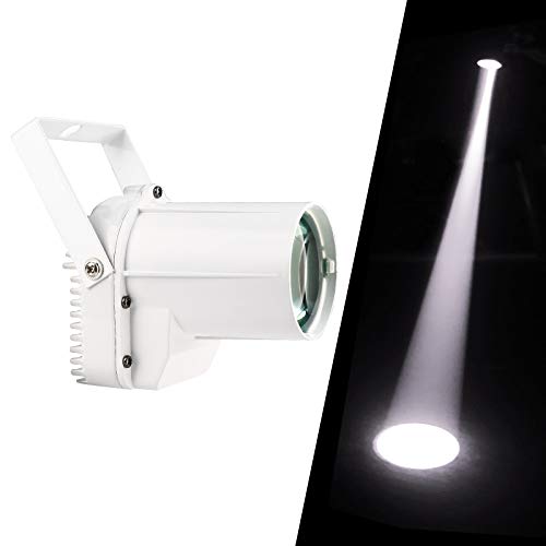 3W White LED Pinspot Light for Disco Balls and Party Lighting