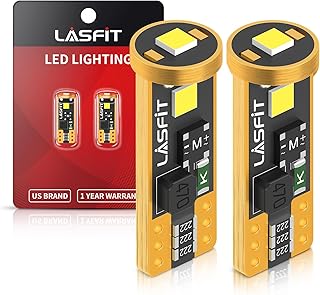 LASFIT 194 LED License Plate Bulbs, 2-Pack