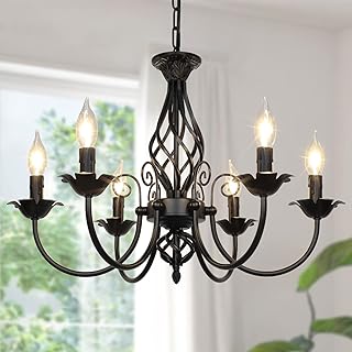 6-Light Candle Chandelier