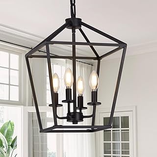 4-Light Industrial Chandelier