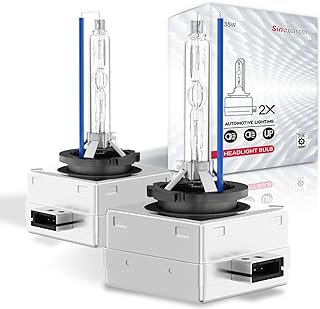 Sinoparcel D1S Xenon HID Bulb 8000K 35W, Pack of 2