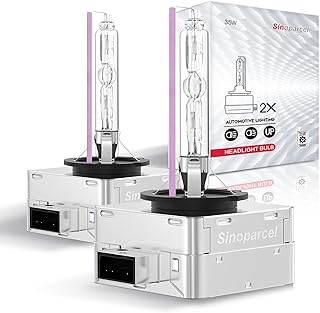 Sinoparcel D1S/D1R Xenon HID Bulb 10000K, Pack of 2