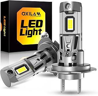 OXILAM M5S H7 LED Bulb 40000LM 6500K, Pack of 2