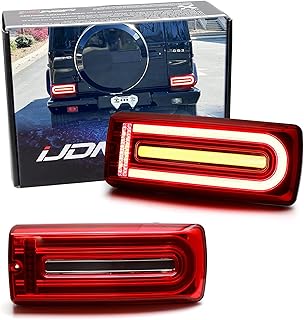 iJDMTOY Full LED Sequential Blink Tail Lights for G-Class