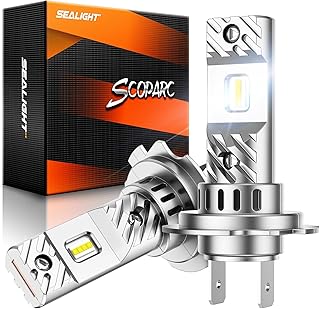 SEALIGHT H7 Bulbs, 36000LM, 6500K, Pack of 2