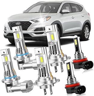 Upgraded LED Bulbs for Hyundai Tucson, 22000LM, Pack of 6
