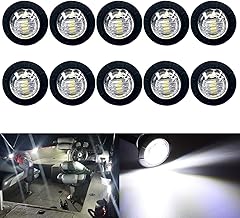 10 Pack Waterproof Marine LED Lights, White