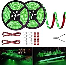LED Boat Strip Lights, 32.8FT, Green