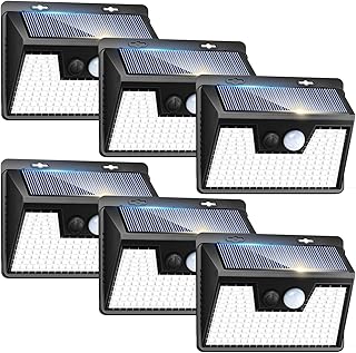 Peasur Solar Motion Sensor Lights, 6 Pack