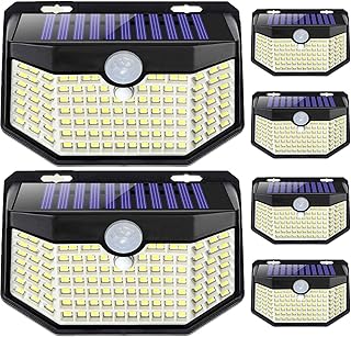 HMCITY Solar Motion Sensor Lights, 6 Pack