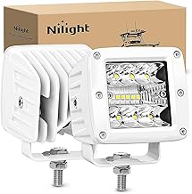 Nilight Marine LED Light Pods - 3 Inch Navigation