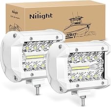 Nilight Marine LED Light Pods - 4 Inch Navigation