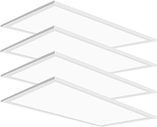4 Pack 2x4 LED Flat Panel Light, 7800LM Dimmable, ETL