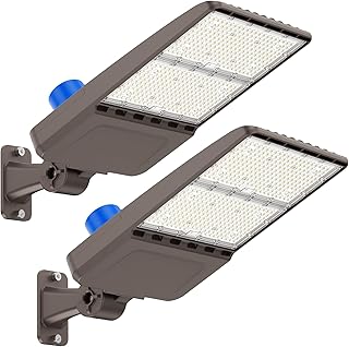 LED Parking Lot Light 300W 42000LM 5000K Dusk to Dawn