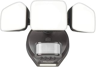 Beams 3-Head LED Floodlight - 4100 Lumens, Bronze