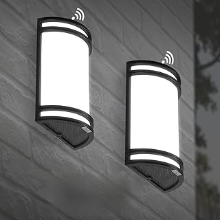 Dusk to Dawn Porch Light - 15W, Adjustable Colors (2 Pack)