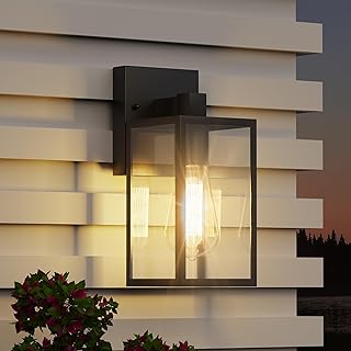 LED Outdoor Wall Light - Waterproof Black Coach Lights