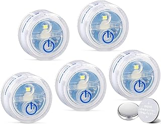 LUXPRO Waterproof Micro LED Puck Lights - 5 Pack