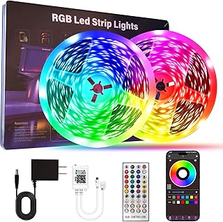 200 FT RGB LED Strip Lights with Remote Control