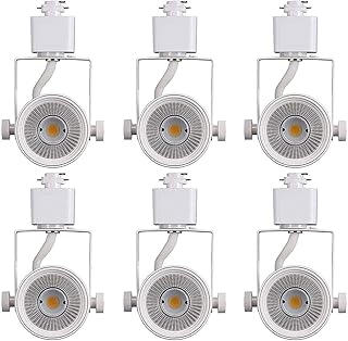 CLOUDY BAY 8W Dimmable LED Track Light Head - Pack of 6