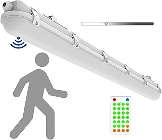 4FT Sensor LED Vapor Tight Light w/Remote, 20W/40W, Waterproof