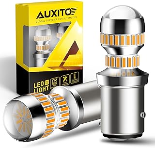 AUXITO 1157 LED Bulb Amber Yellow 2 Pack