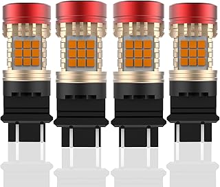3157NA 4157NA LED Bulbs Amber for Chevy Silverado 4 Pack
