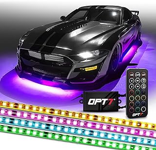 OPT7 Aura Flexible Underglow Car Lights APP/Remote Control