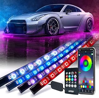Xprite Underglow LED Lights 8 Color RGB Remote Control