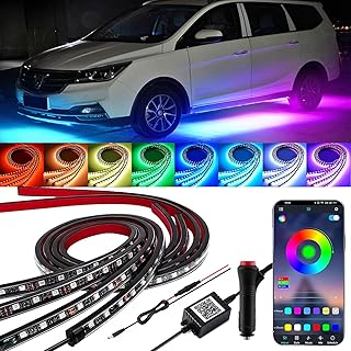 YUGUANG Car Underglow Kit APP Control RGB Waterproof