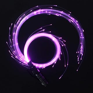 CHINLY LED Fiber Optic Whip for Dancing