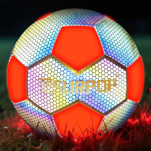 Glow in the Dark LED Soccer Ball - Size 5