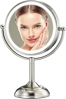 Professional 8.5" Lighted Makeup Mirror, 1X/10X HD Magnification