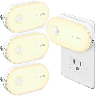 AUVON Motion Sensor Night Light, 4 Pack