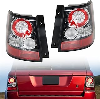 Silscvtt Rear Brake Tail Lights Assembly Replacement for Range Rover Sport 2005-2013 Driver and Passenger Side Tail Lamps LR015290 LR043996