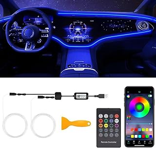 Interior Car LED Strip Lights with Wireless APP & Remote Control