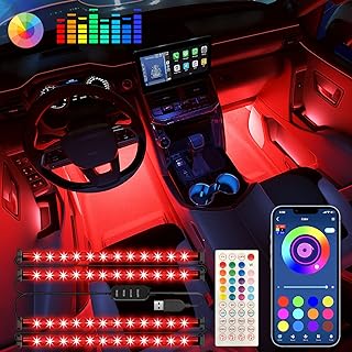 Keepsmile RGB Interior Car Lights Accessories with App Control