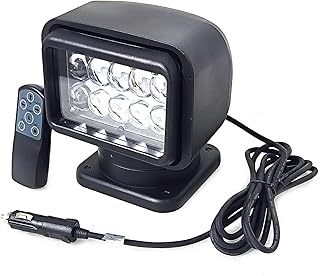 LED Search Light 50W with Remote Control - Magnetic Base Work Light