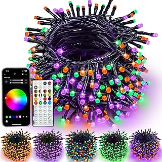 YIQU Smart Color Changing Halloween Lights