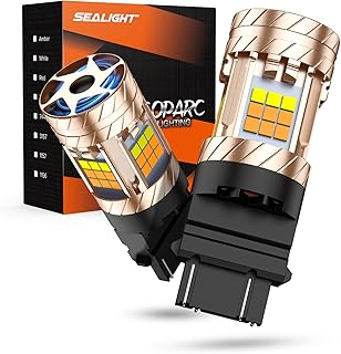 SEALIGHT 3157 Switchback LED Bulb - Amber/White, 2-Pack