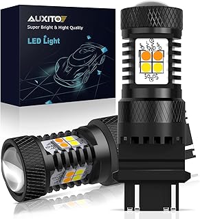 AUXITO Dual Color Switchback 3157 LED Bulbs, 2-Pack