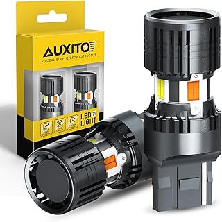 AUXITO 7443 Switchback LED Bulbs - Amber/White, 2-Pack