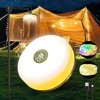 Camping String Lights 32.8FT Waterproof with 8 Modes