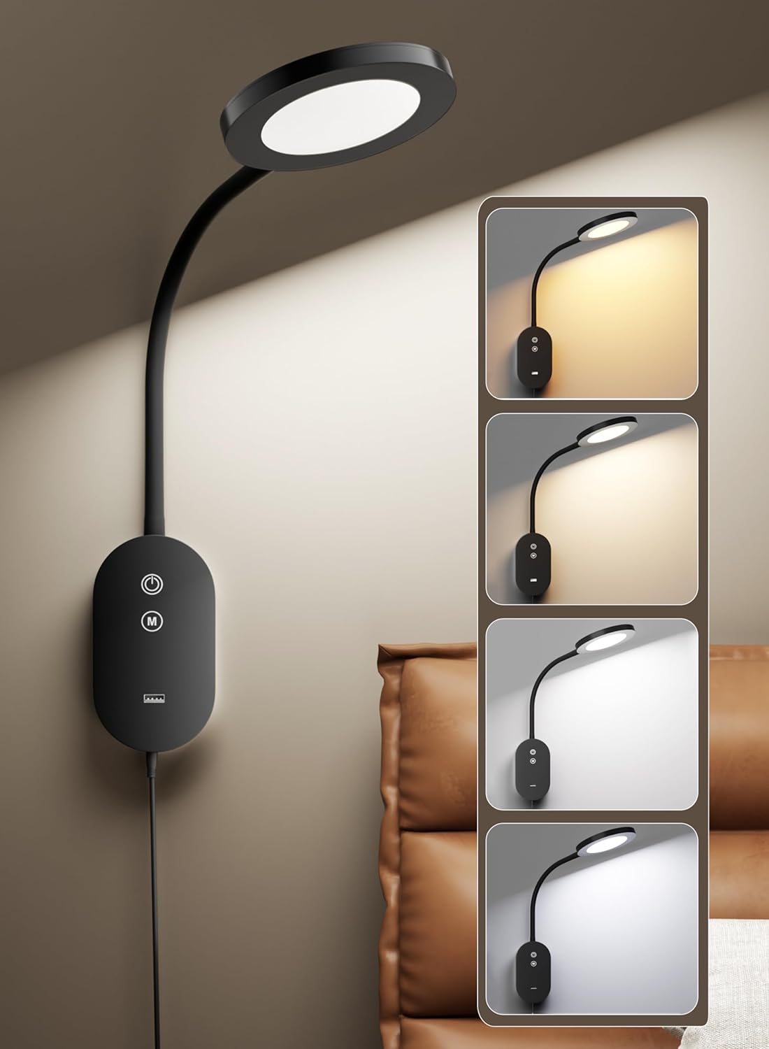 TOPMB Wall Mounted Reading Light